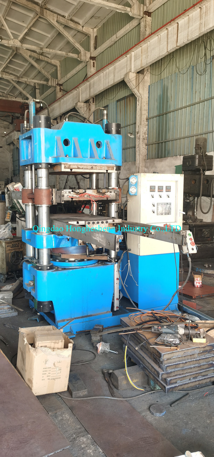 600*800mm Blue White Rubber Vulcanizing Press Automatic Rubber Moulding Machine