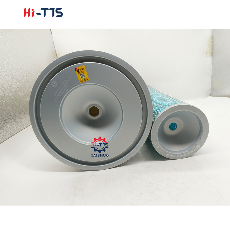 Air Filter 600-181-6820 600-181-6740 AF25492 For PC200-6 PC220-6 Excavator Engine Parts