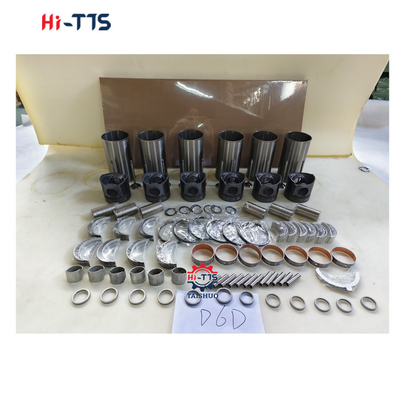 D6D Cylinder Liner Kit 0450-1365 2046-0011 2089-0422 Engine Rebuild Kits For Diesel Engine Parts