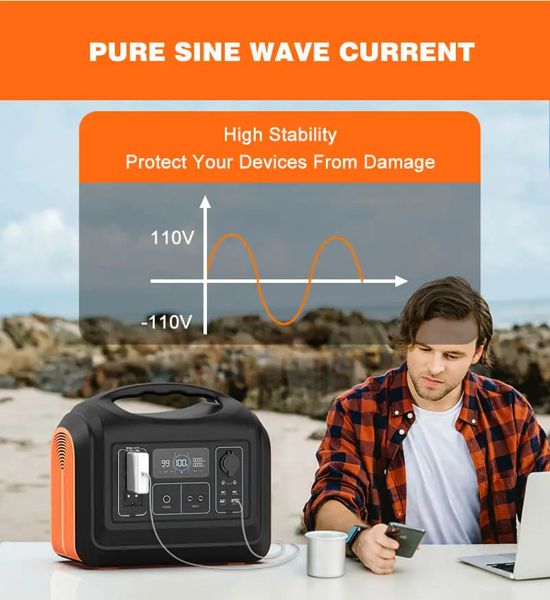 1800W Portable Power Station Lifepo4 Portable Solar Generator Kit 15kg