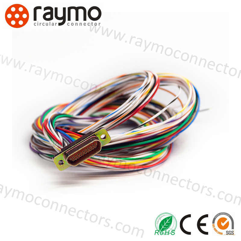 J30j Series Rectangular Electrical Connectors with 9 Contacts D-SUB Micro-D Connectors and Durable
