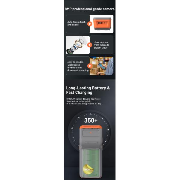 Scenic spot handheld data collector code scanning machine identity recognition ticket verification handheld terminal print QR code ticket