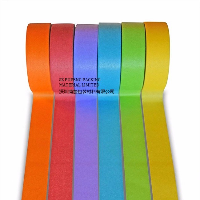 Car Auto Painting Silicone Red Colored Masking Tape