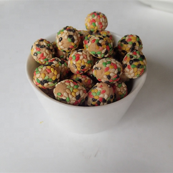 Delicious Honey Sesame Peanuts Ball Multi Flavor Snacks Plump Crispy