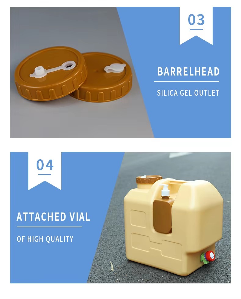 Rectangle Outdoor Water Storage Container 20l Plastic Jerry Can