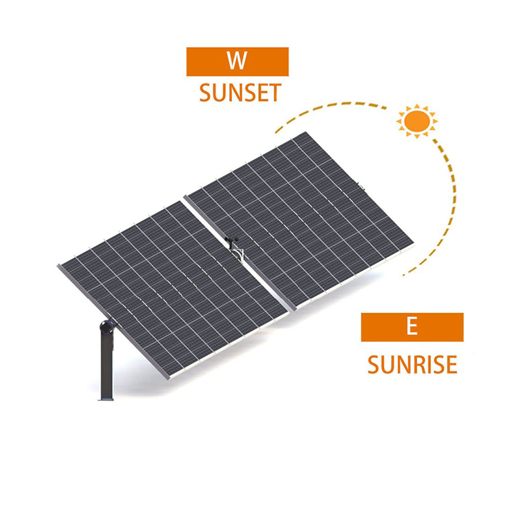 0.08 Kwh/d 4 M 82 M Automatic Sun Tracking System For Solar Panels One Axis Solar System