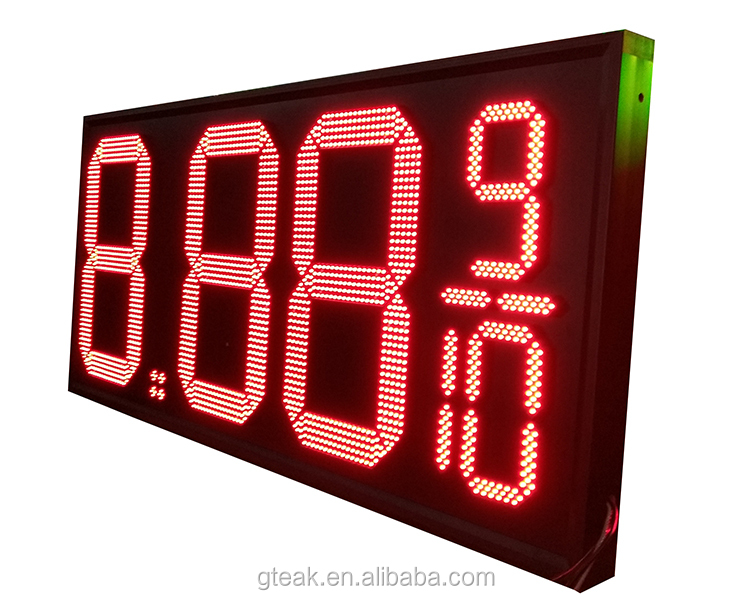 customized large 7 segment led display 5 digits