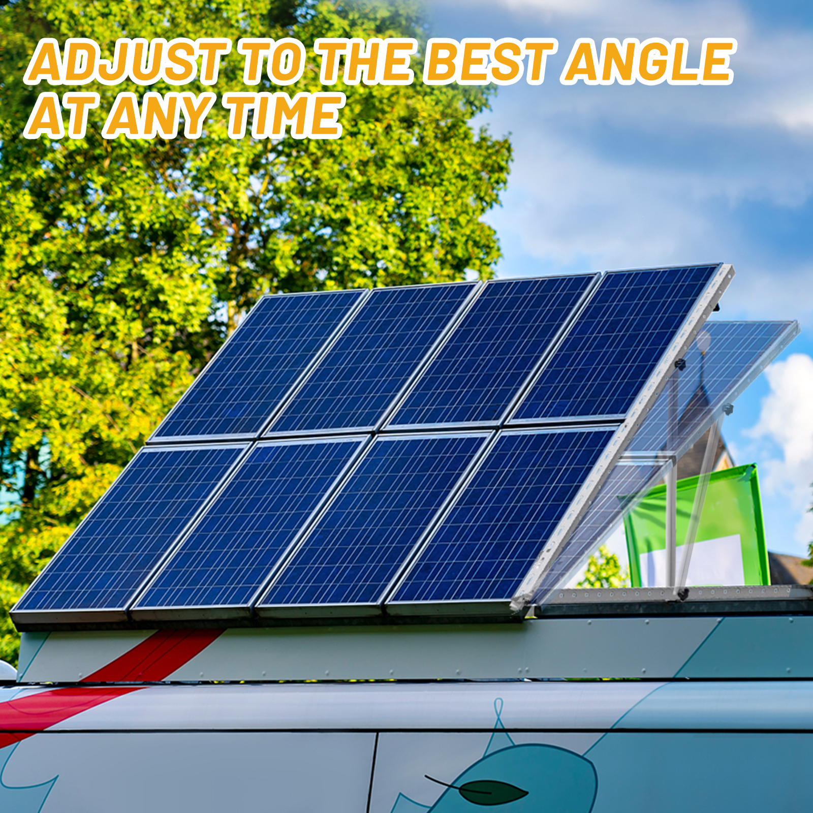 Triangle Adjustable Solar Panel Roof Mounting Brackets Snow Load Resistant and Durable