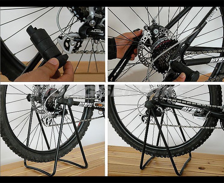 U type mountain bicycle parking rack