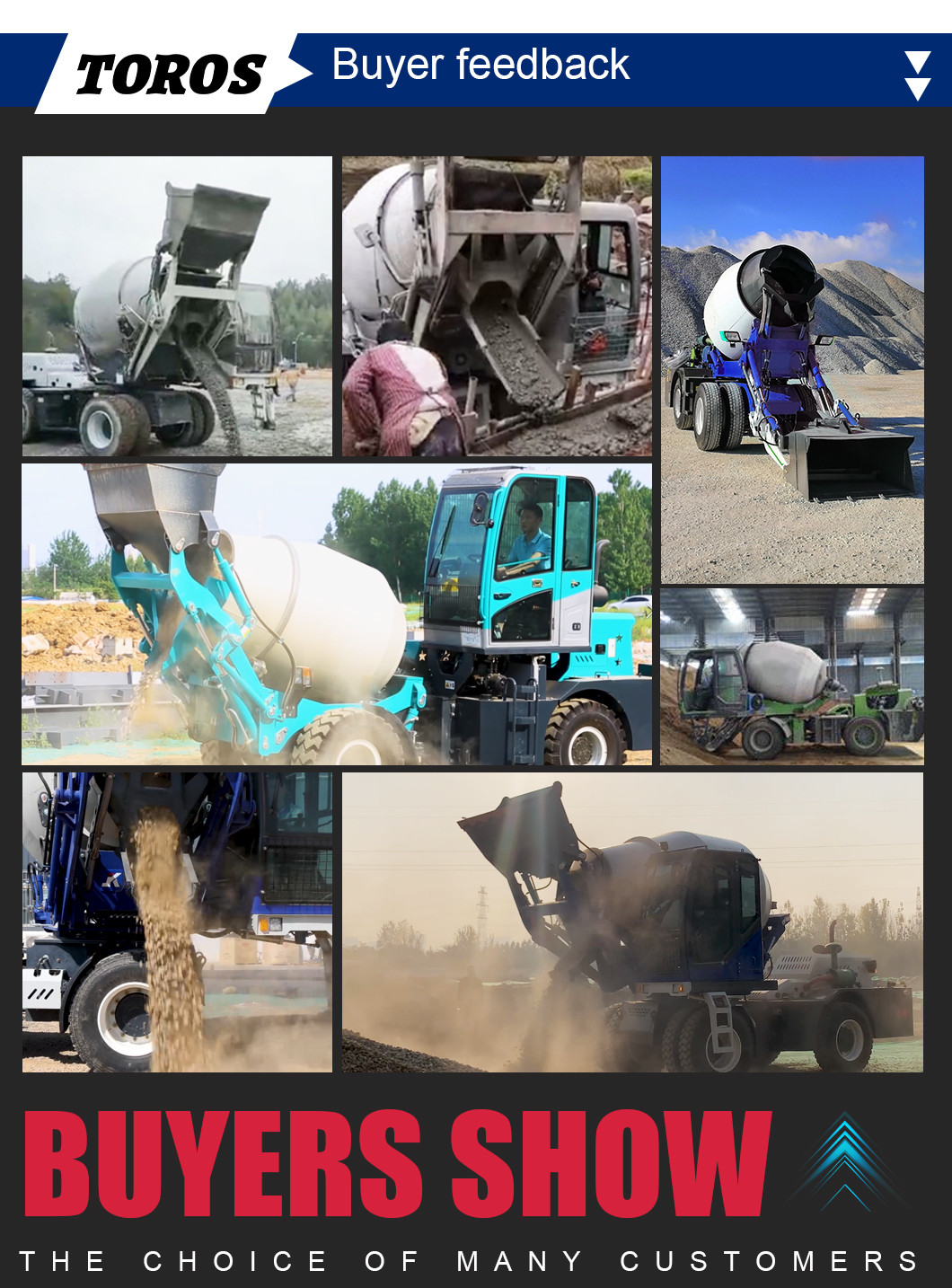 Mobile Self Loading Concrete Mixer Truck 55KW Automated Operation