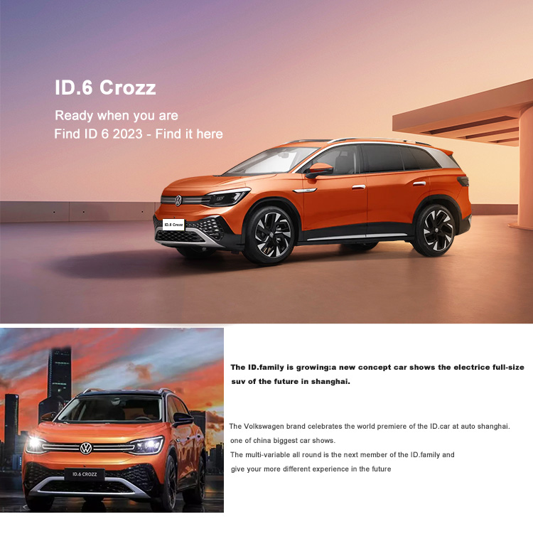 New Energy Volkswagen Used VW Cars Electric Large SUV ID6 Crozz