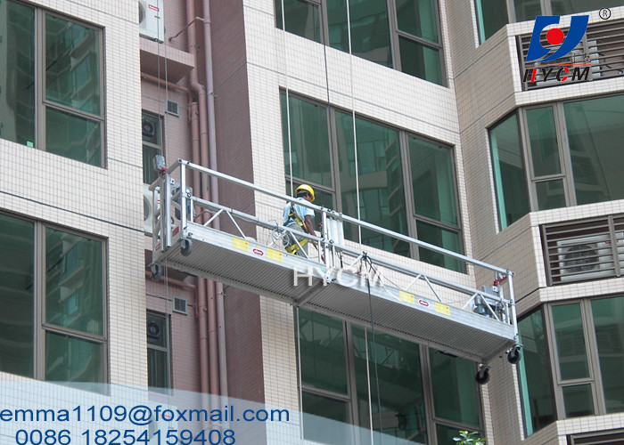 ZLP500 Wire Rope Climbing Suspending Platform 500kg Two Person Working