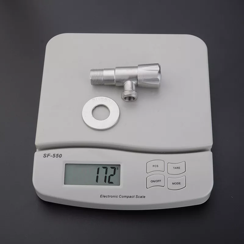 Stainless steel toilet bath fittings 1/2 wall mounted hand controlled bathroom water stop black kitchen corner valve