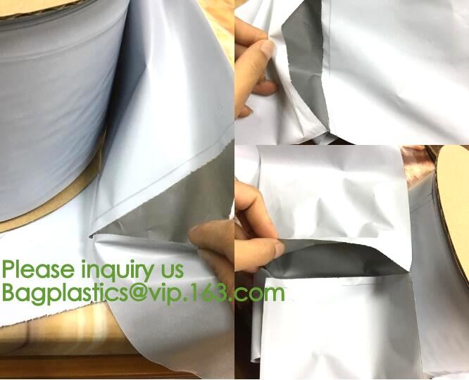 clear LLDPE easy tearing line pre-opened in roll bag,Factory custom LLDPE plastic autobag Preopened polybag on a Roll