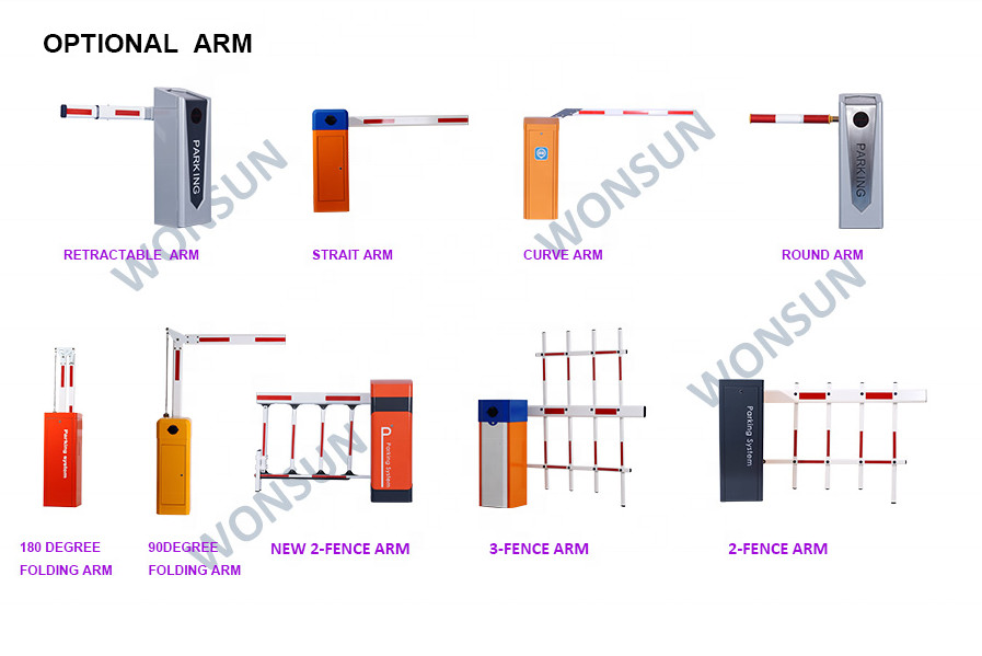 6M Strait Telescopic Arm for Automatic Boom Parking Barrier high quality Anticollision