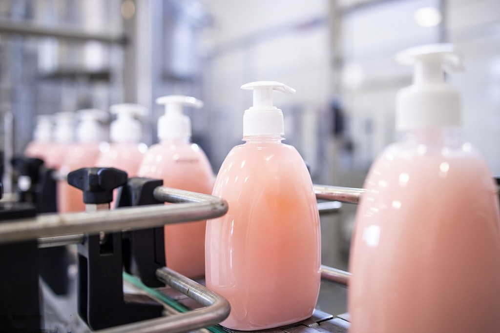 Liquid Detergent Shampoo Bottle Filling Machine Filler Packaging Line