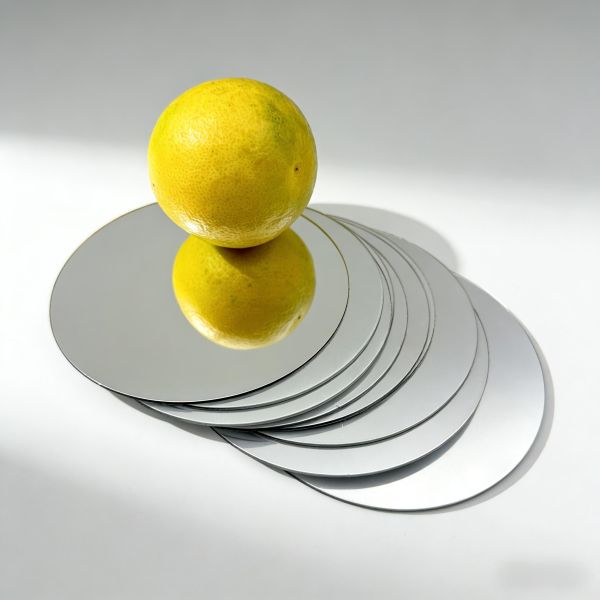 Shatterproof Acrylic Silver Mirror - High Clarity Custom Laser Cut Any Shape for Home Decor & Commercial Use
