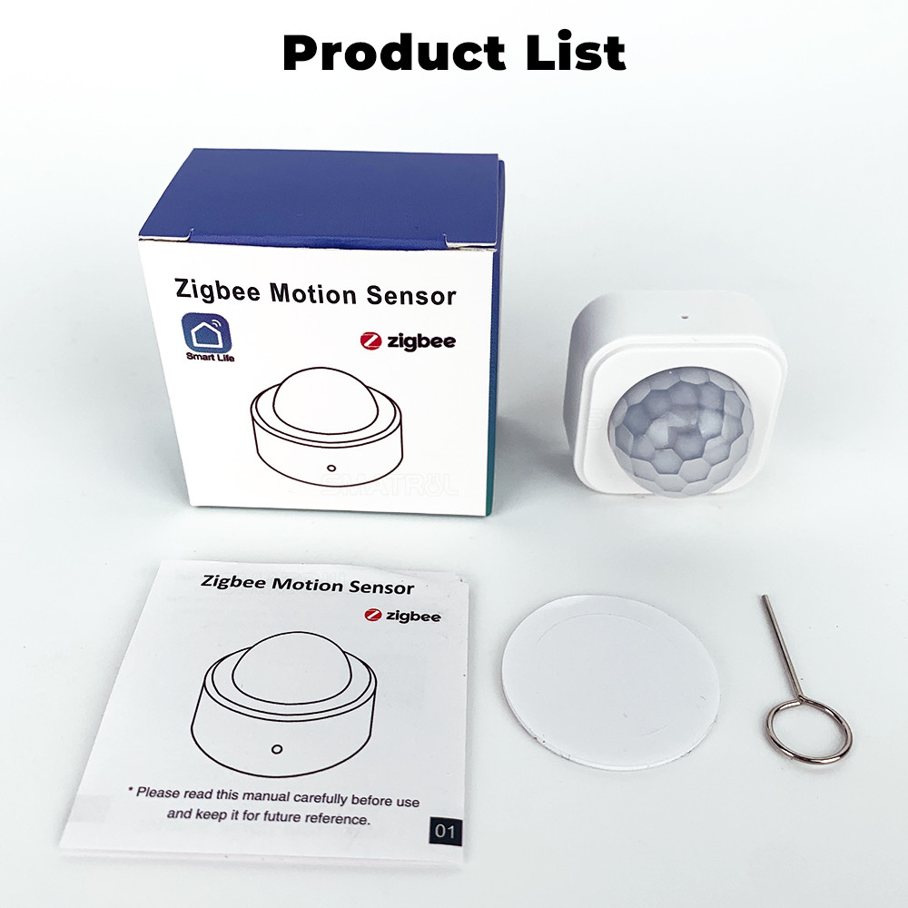 Zigbee PIR Motion Sensor Wireless Home Security System Tuya Zigbee 3.0 Smart Home Smart Life APP Detector Sensor