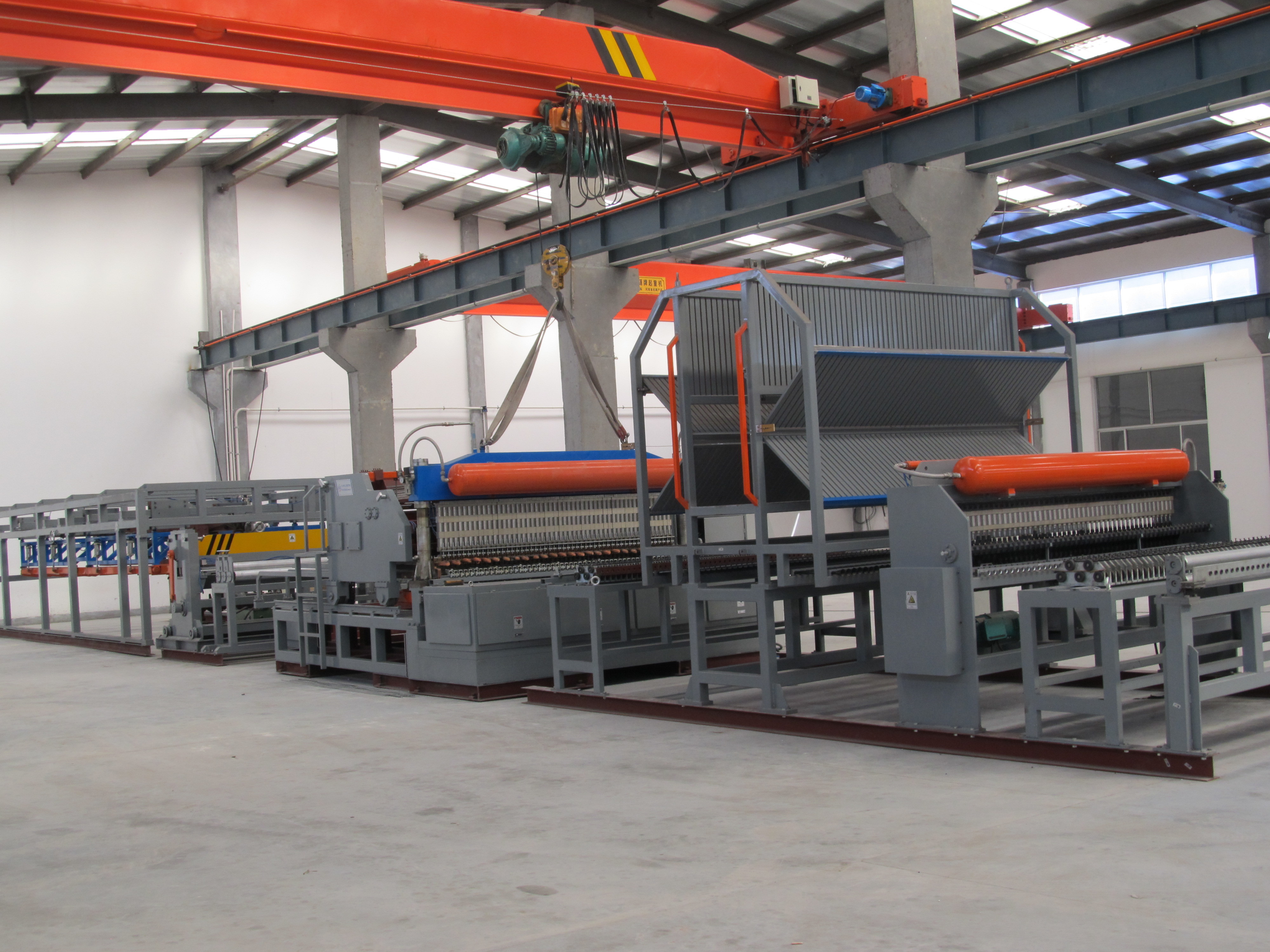 PLC Roll Mesh Welding Machine Cold Rolled Ribbed Steel Wire