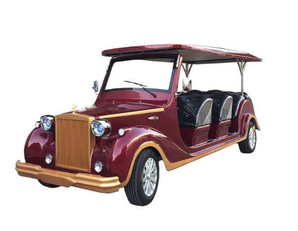8 Seats Electric Sightseeing Car Shuttle Bus Rail Traction Motor 800kg Weight