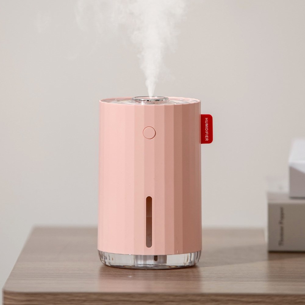280ml Portable Mini Cool Mist Humidifier with Night Light,USB Desktop Humidifier for Bedroom Car Travel Office
