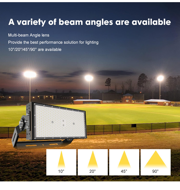 1200W High Mast Led Sports Flood Lights Outdoor Meanwell Driver