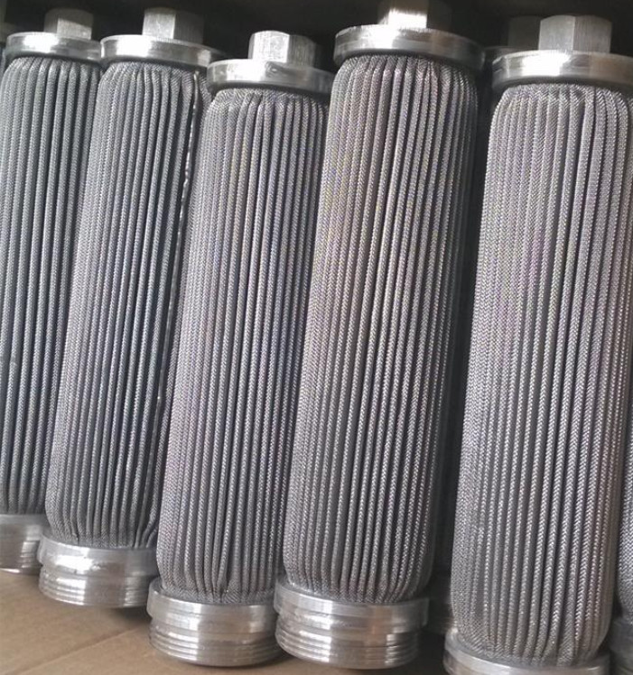 Ss304 Perforate Metal Filter Cartridge 80% Filter Rating