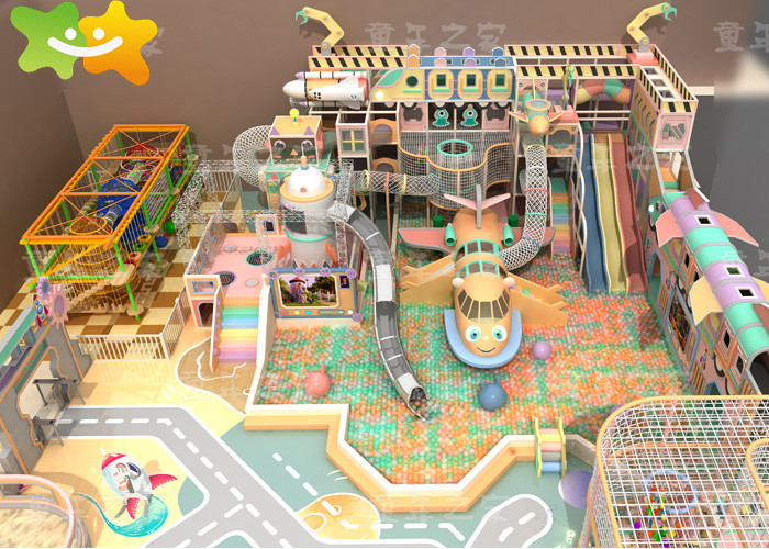 Kids Zone Plastic Indoor Playset , Soft Play Structures Unique Design Non Toxic Material