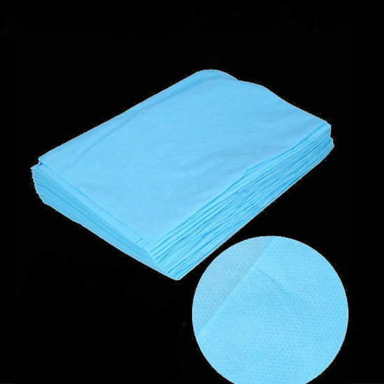 Dustproof 70*170cm 80*100cm Disposable Bed Cover Roll With Holes