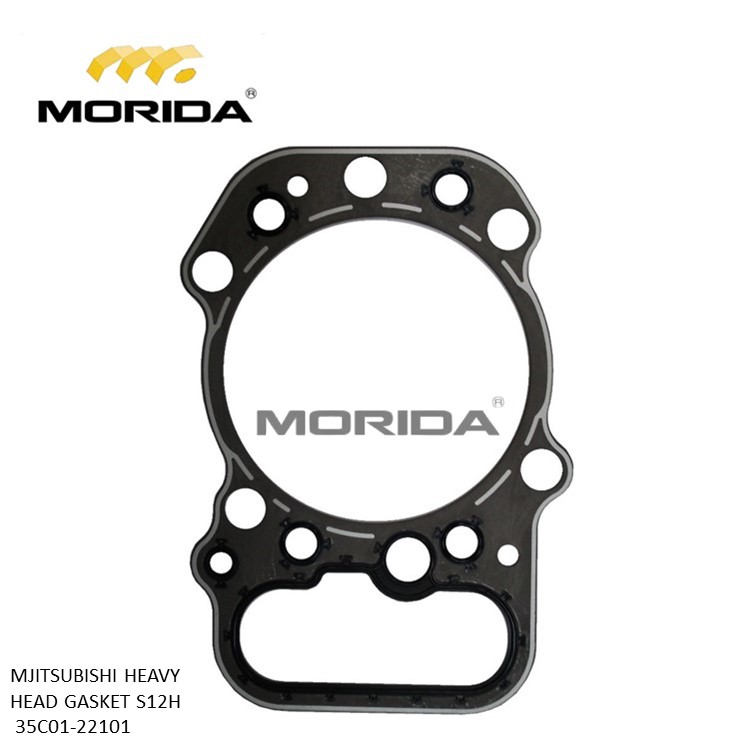 S12H Mitsubishi Generator Parts 35b94-60100 Head Gasket 35c01-22101 35c04-09400