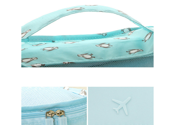 Cartoon travel storage bag 6pcs set luggage sorting sub-bags clothing travel bag