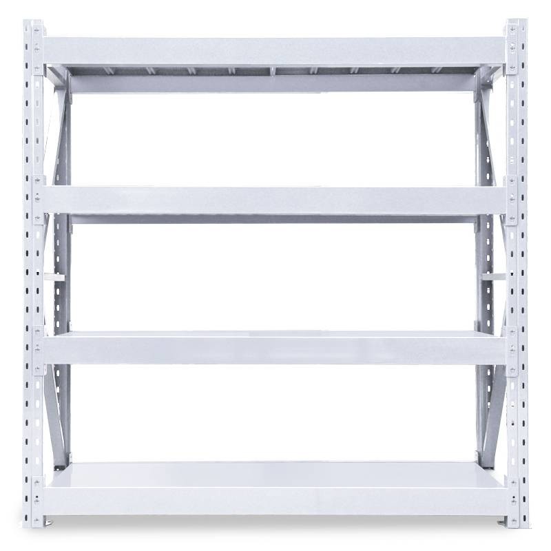 200kg Medium Duty Pallet Racking 50mm Metal Shelf Rack Assembly