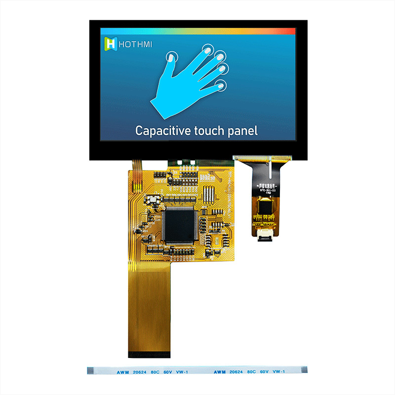 4.3 Inch 800x480 TFT Lcd Monitor Pcap Monitor TFT LCD Display Manufacturer