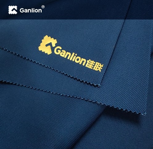 Indigo Poly Cotton Security Uniform Fabric Twill 3/1 UV Proof