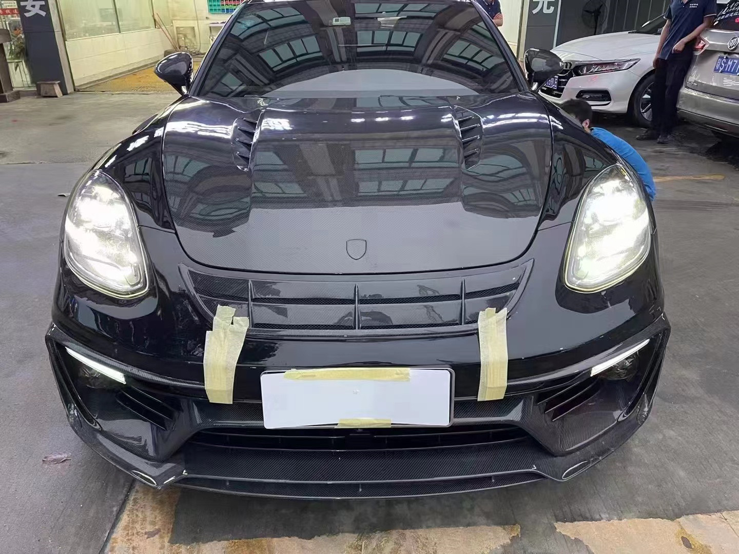 High Quality Carbon Fiber Paramela 971 Carbon Fiber Body Kit Carbon Fiber Body Kit for Porsche Paramela 971