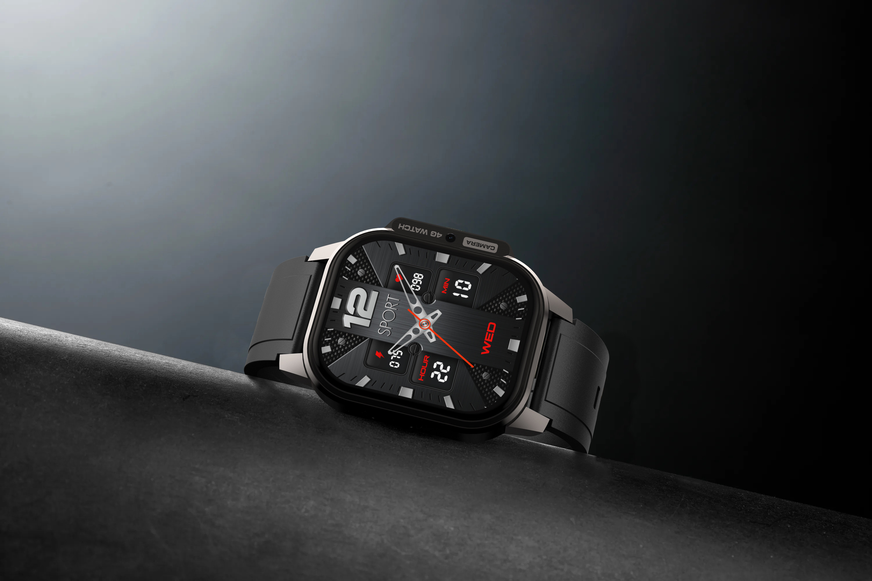4g Sim Card Smart Watch DM62 SmartWatch 2.13Inch Amoled Display Android RAM 2GB + ROM 16GB
