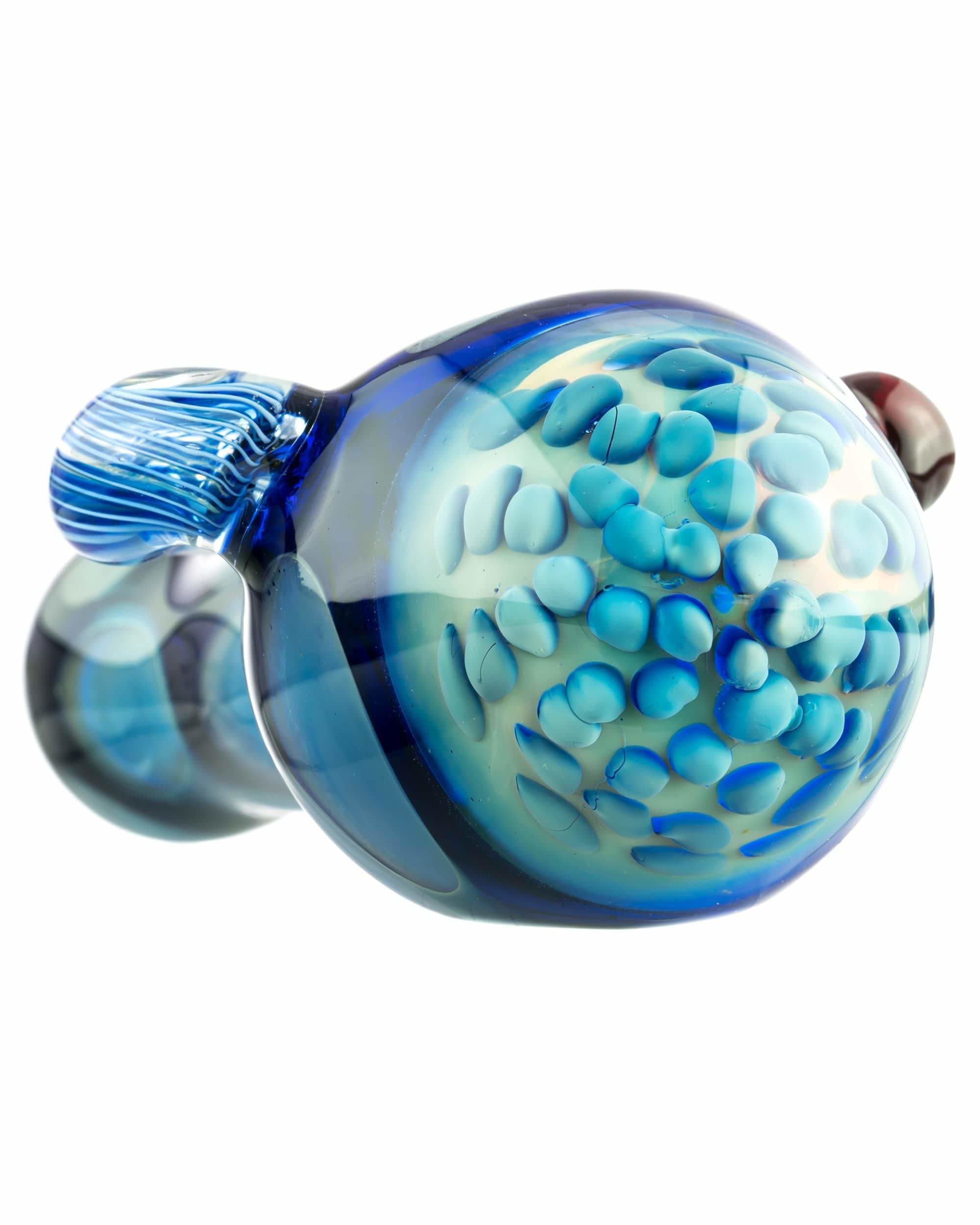 Borosilicate Glass Spoon Pipes / Colored Glass Bubbler Water Pipes