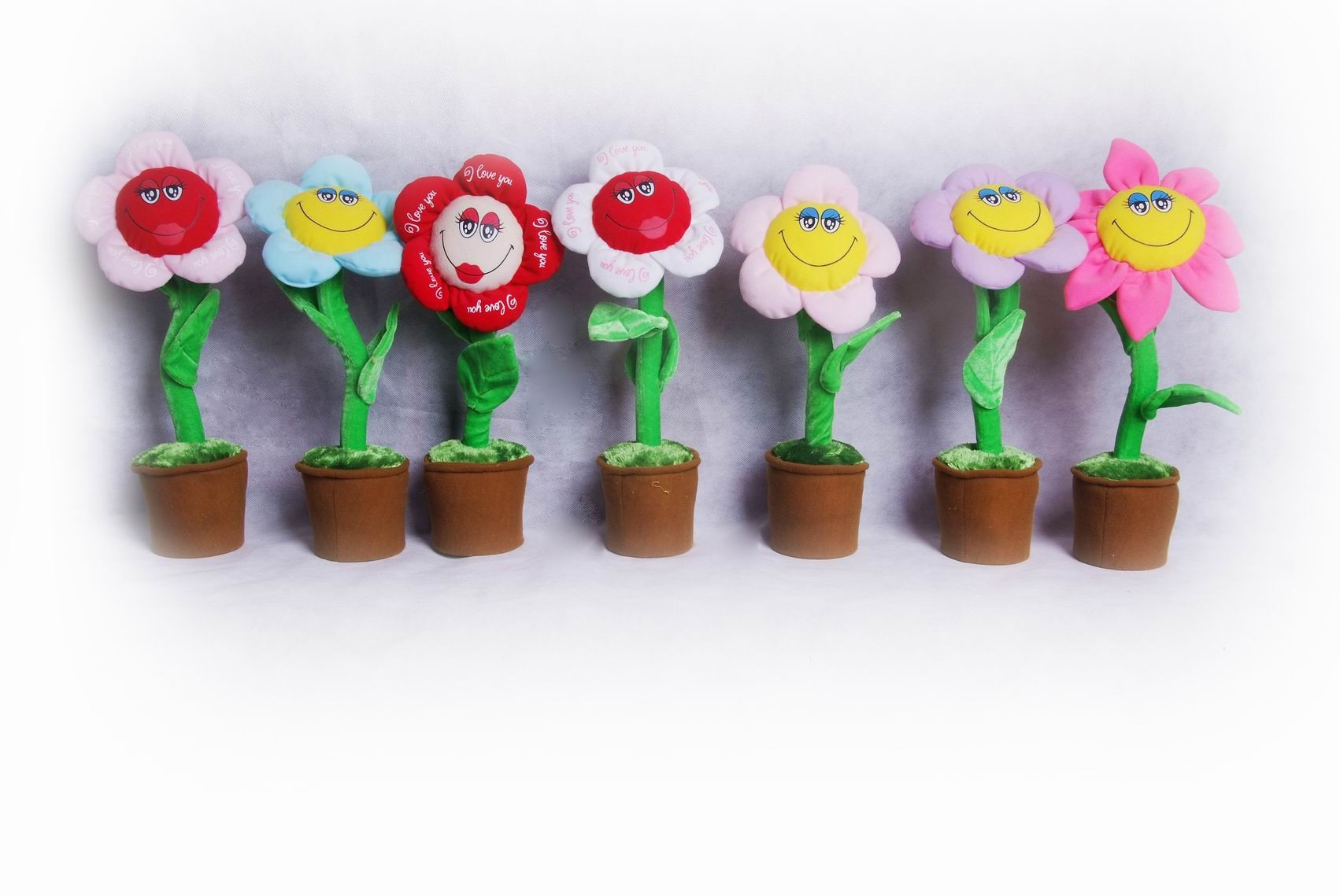 40cm Dancing And Singing Potted Plush Funny Flower Toy Home Decoration Flower