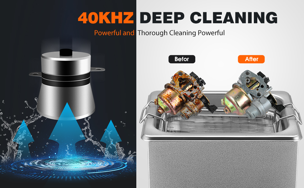 0.8L Ultrasonic Cleaning Machine 304 Stainless Steel Digital With Timer