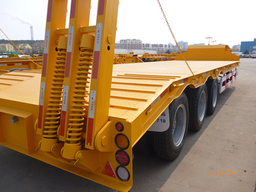 Abnormal transport 3 axle wide load low deck trailer price