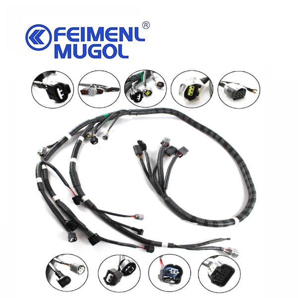 8-97362843-7 8973628435 4HK1 Isuzu Engine Wiring Harness Cable 8-97362843-7 8973628437