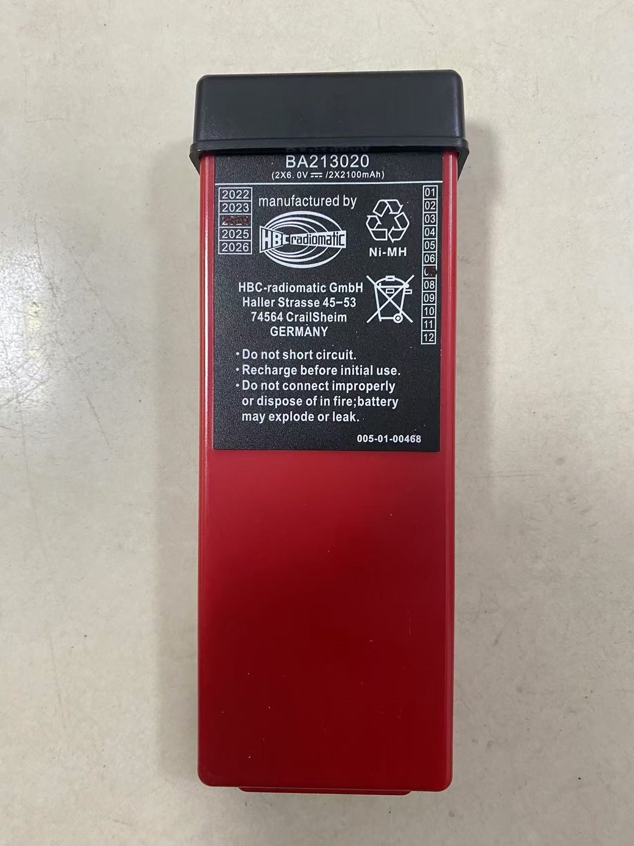 BA213020 Battery HBC for Remote Control for Sany Zoomlion PM Concrete Pump Truck Accessories