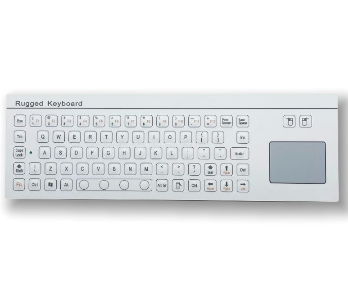 71 Keys IP67 Panel Mounted Keyboard Mini Industrial Membrane Keyboard F8-TP-B