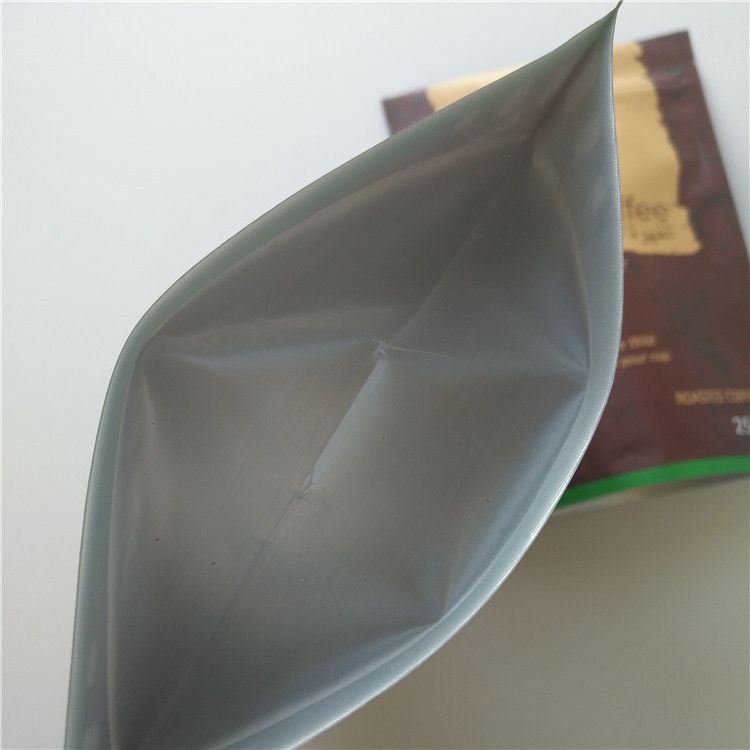 Custom Printed Aluminum Foil Stand Up Pouch Recyclable Matte Finish PDA SGS Approval