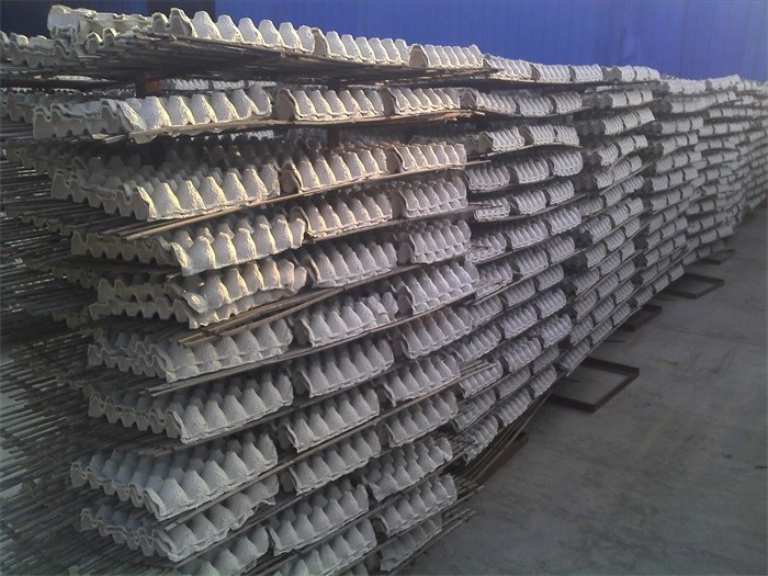 6000 pcs Waste Paper Egg Tray Production Line Pulp Making Machine With PLC Control