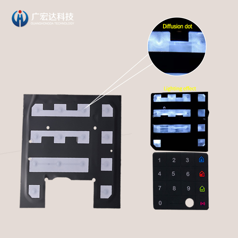 0.14~0.5mm Total Height LGF Dome Array 0.1mm Size Tolerance Durable For Coded Lock