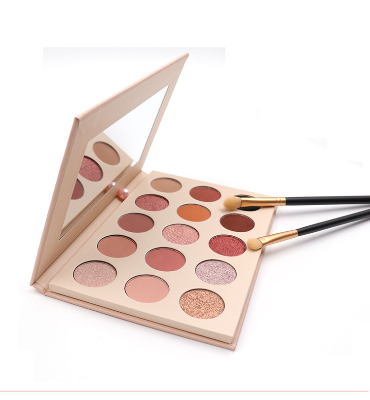 ODM 15 Shade Pressed Glitter Multi Color Eyeshadow For Green Eyes
