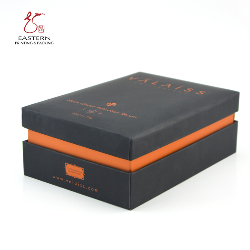 Eastern Pantone color Cosmetic Packaging Paper Box , Perfume Packaging Boxes With Lid
