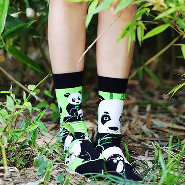 Jacquard Custom Men Socks Colorful Funny Cute Cartoon Young Men Socks