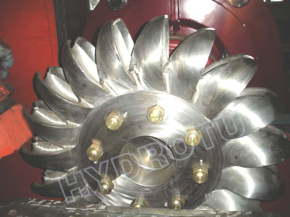 High Water Head Hydropower Project Stainless Steel Runner High Efficiency Pelton Hydro Turbine